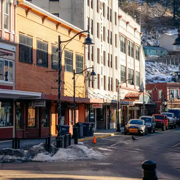 Juneau during the winter